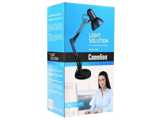 Светильник настольный Camelion KD-313 C02 черный